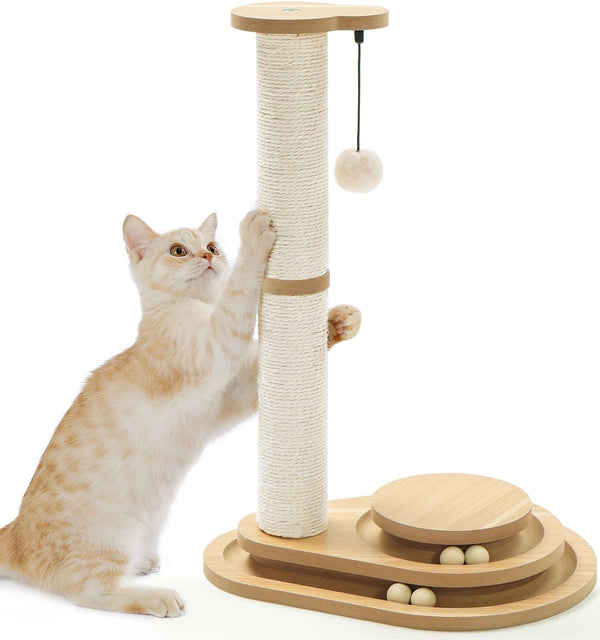 Medium Two Layer Sisal Cat Scratching Post Toy